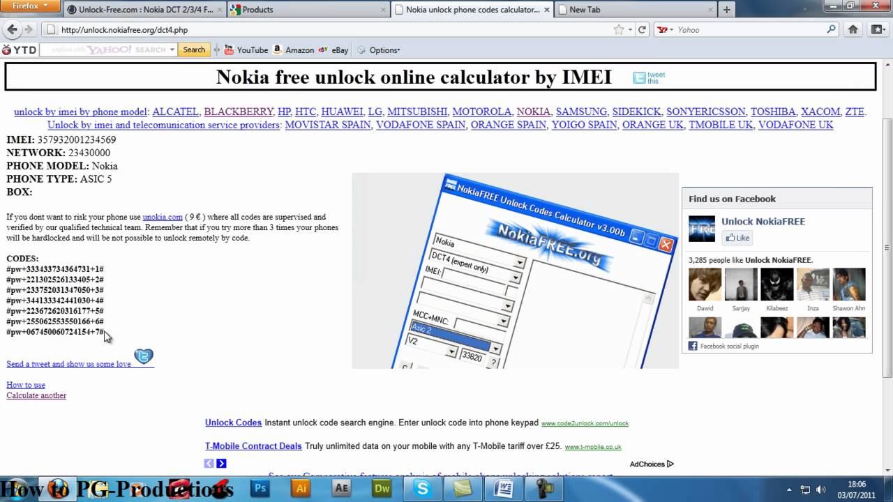 Nokia 6085 unlock code free online